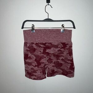 Camo Print Women's Biker Shorts